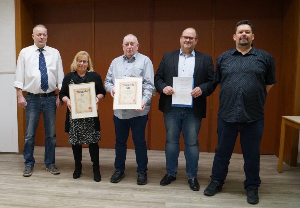 20.02.2026 – Jubilarehrung bei der Mitgliederversammlung
